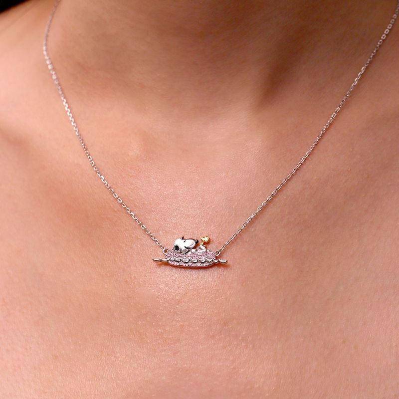 Peanuts Snoopy with Woodstock Necklace