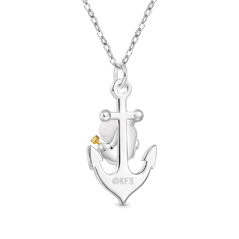 Popeye Anchor Necklace