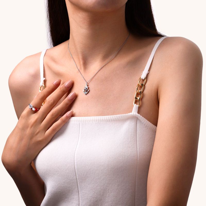 Popeye Anchor Necklace