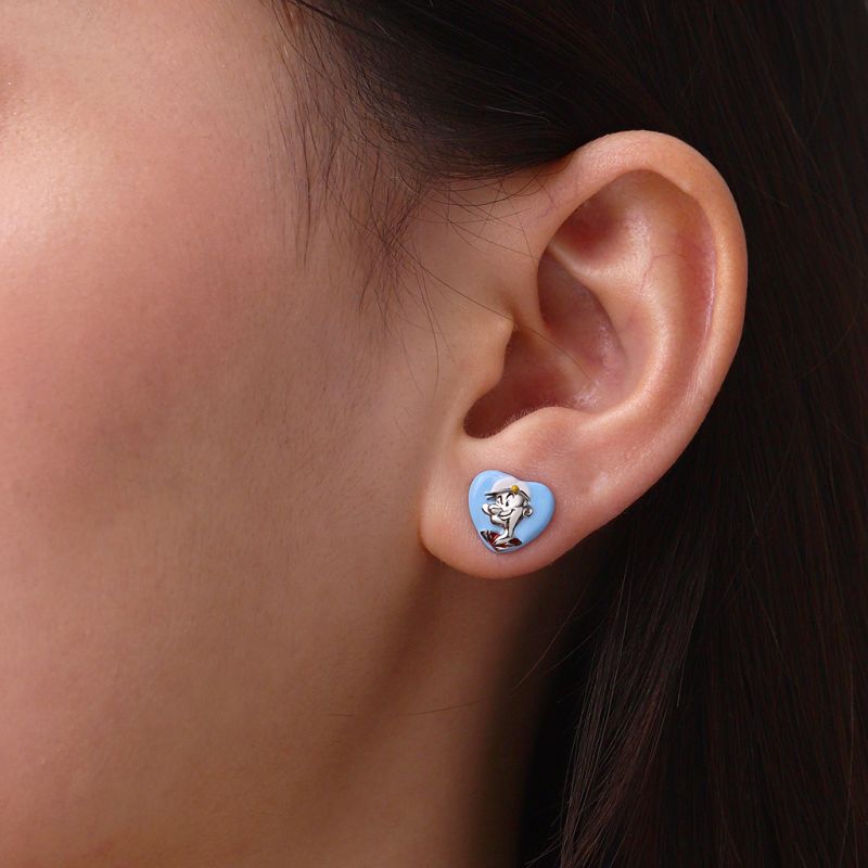 Olive & Popeye Love Stud Earrings