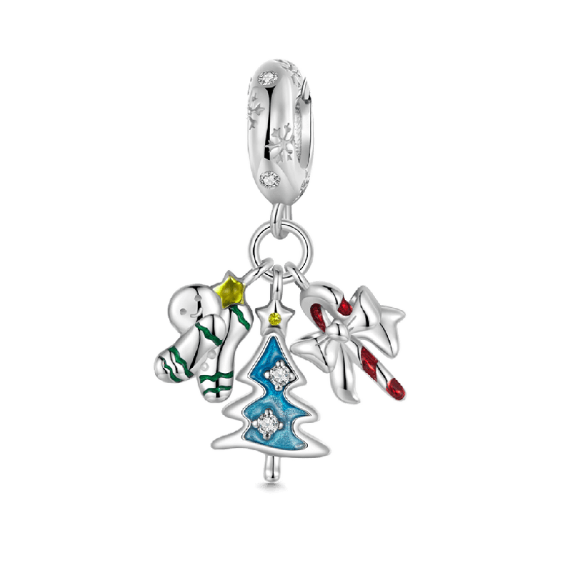 Christmas Tree Triple Pendant