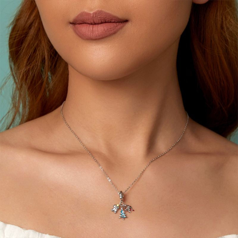 Christmas Tree Triple Pendant