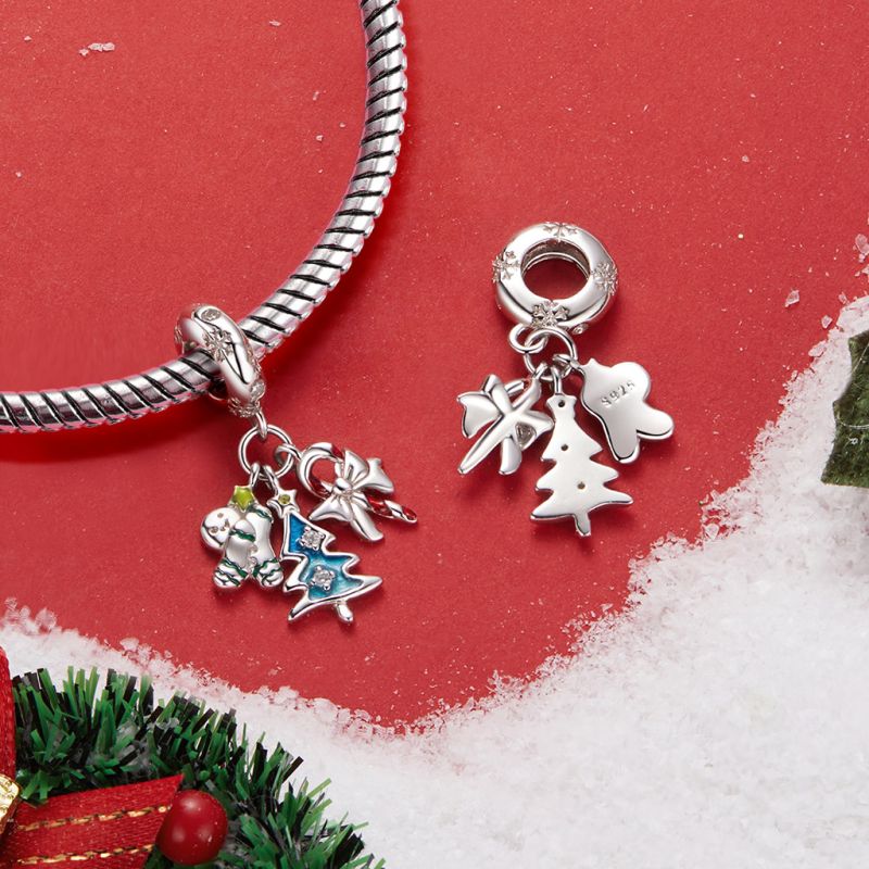 Christmas Tree Triple Pendant