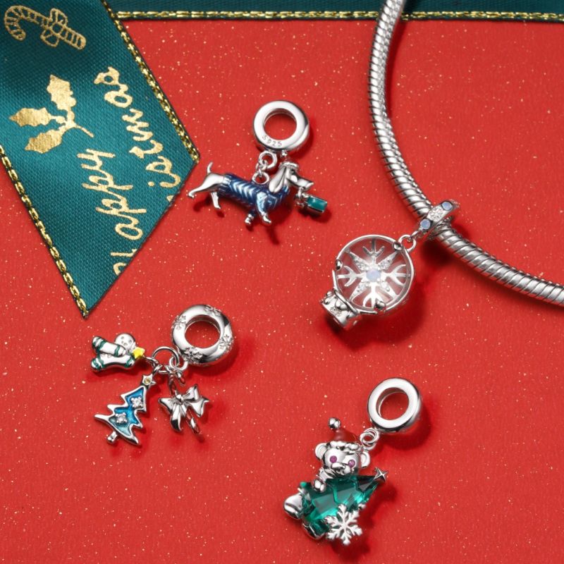 Christmas Tree Triple Pendant