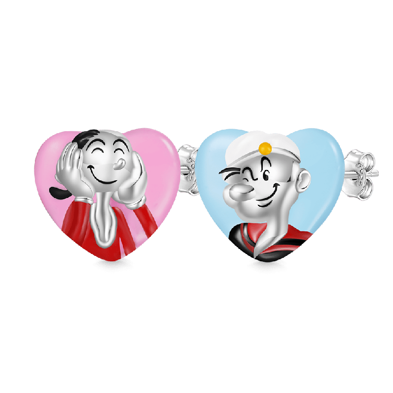 Olive & Popeye Love Stud Earrings