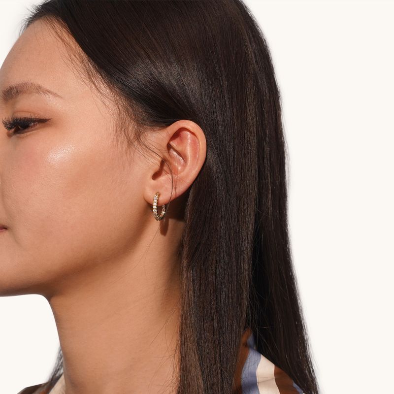 In and Out Hoop Earrings