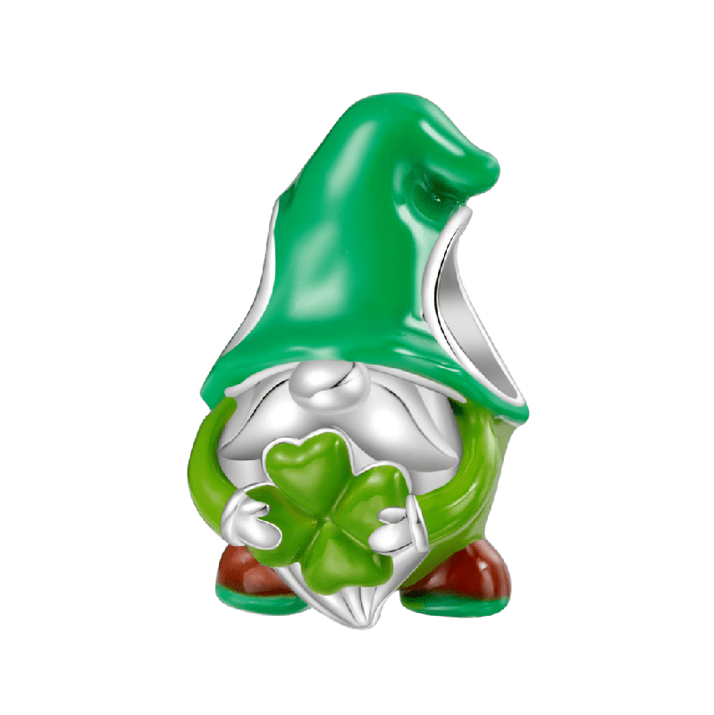 Lucky Clover Gnome Charm