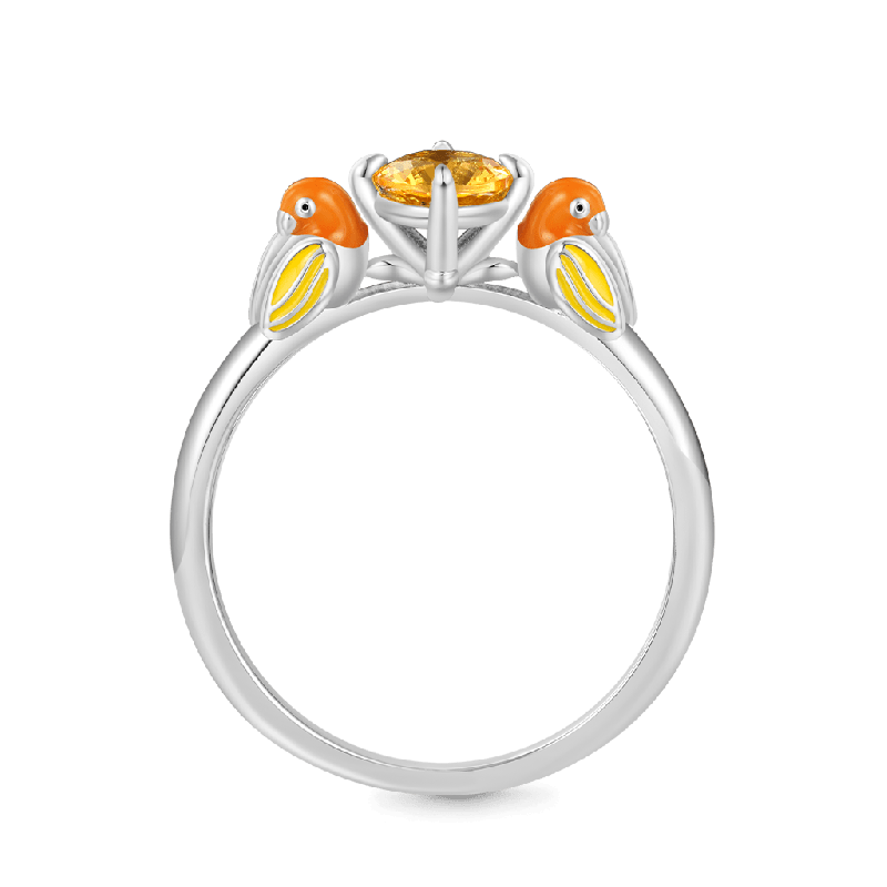 Parrot Embrace Ring