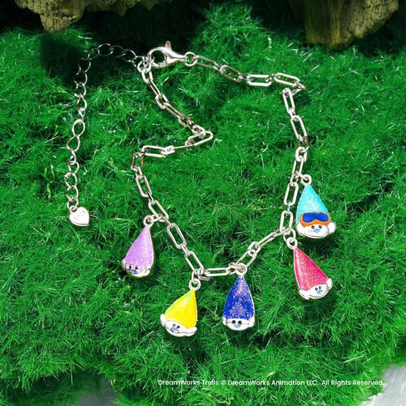 Trolls Figure Multicharm Bracelet