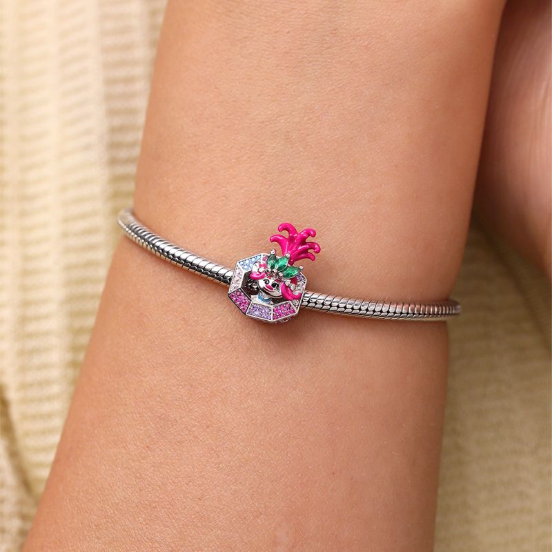 Trolls Poppy Diamond Charm
