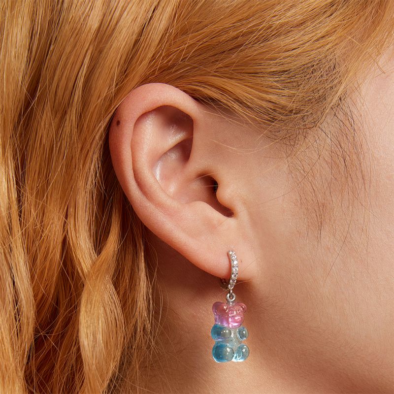 Gummy Bear Hoop Earrings