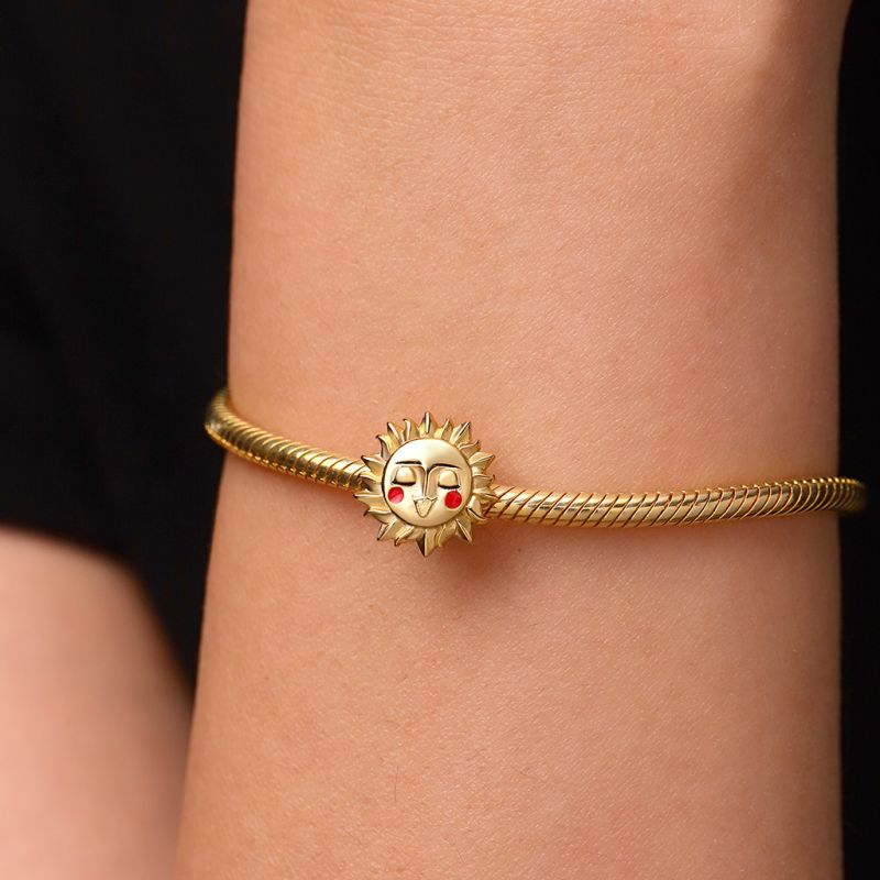 Happy Afternoon Sun Charm