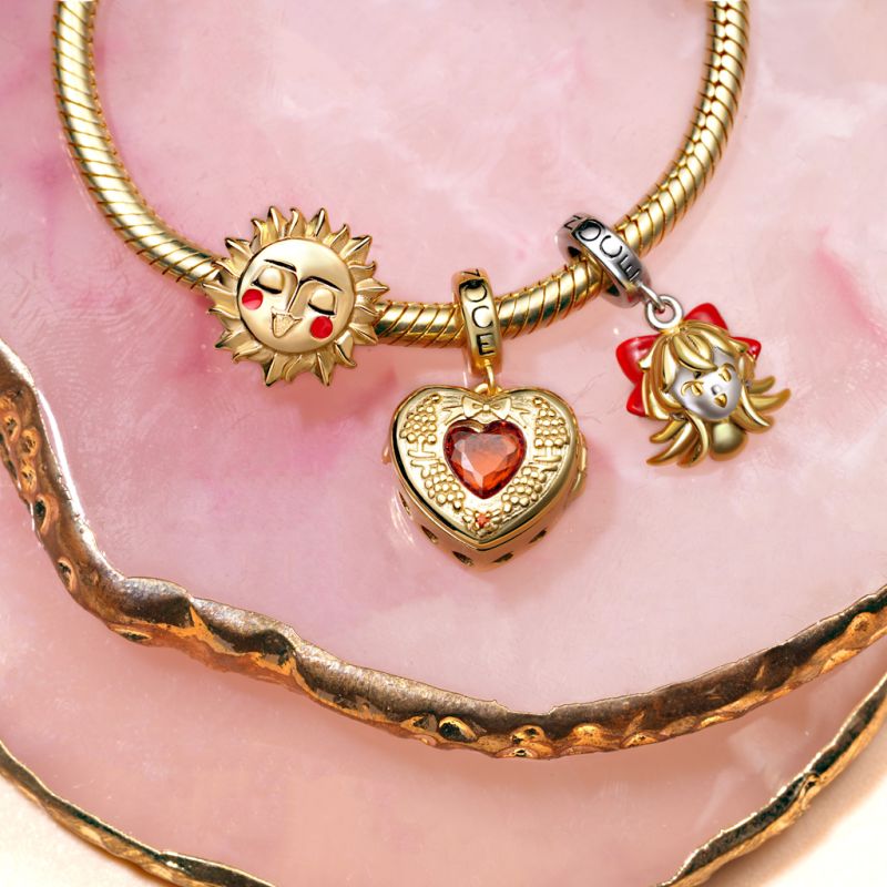 Happy Afternoon Sun Charm