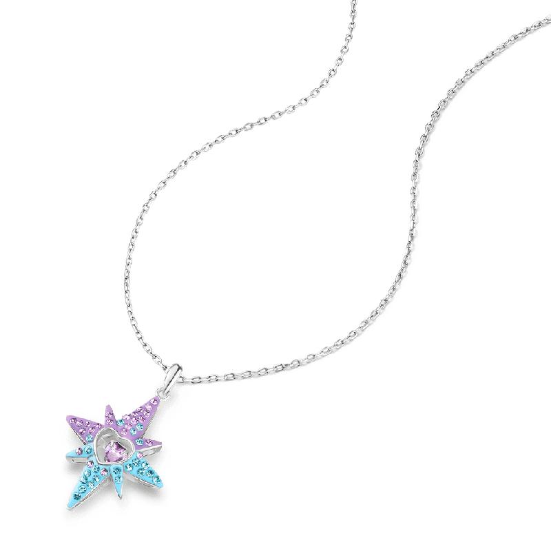 Heart Eight-Pointed Star Necklace