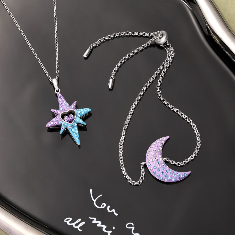 Heart Eight-Pointed Star Necklace