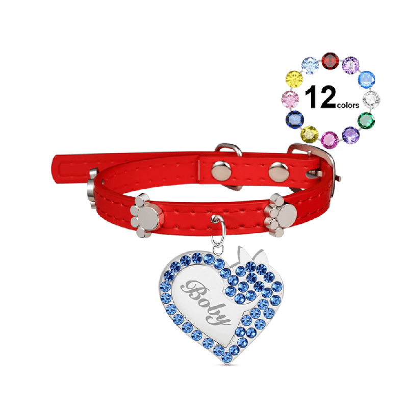 Heart Pet Tag & Collar Anti-Lost