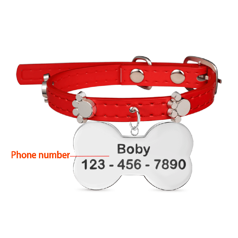 Dog Bone Pet Tag & Collar Anti-Lost