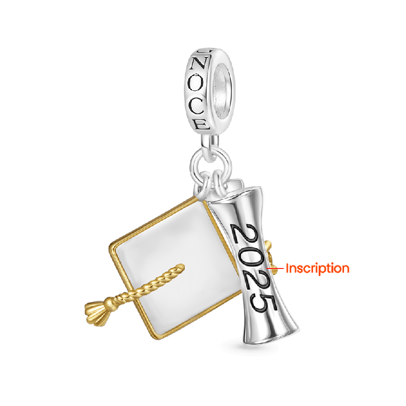 Engravable Bachelor Cap Pendant