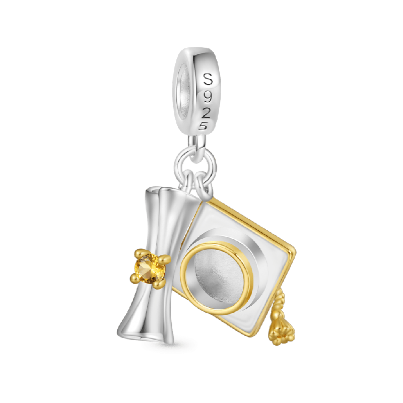 Engravable Bachelor Cap Pendant
