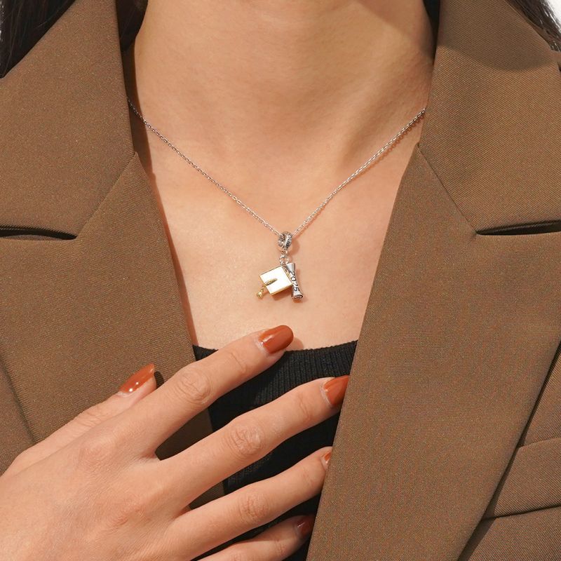 Engravable Bachelor Cap Pendant