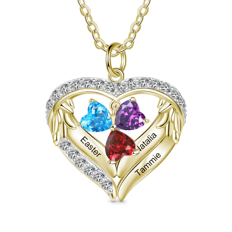 Infinite Love DIY Letters Heart Necklace