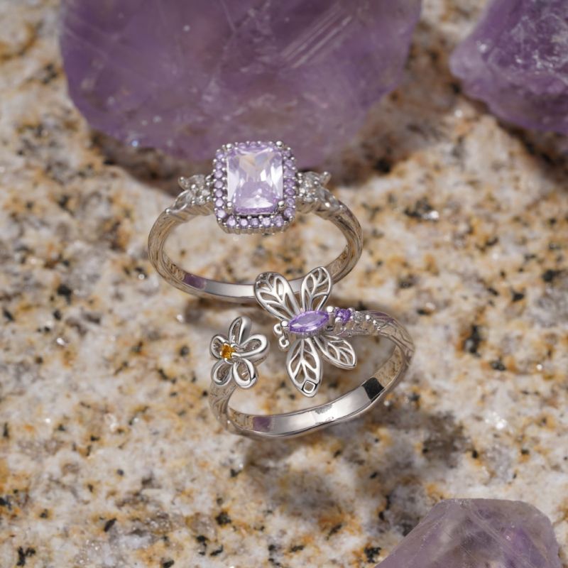 Dragonfly Flower Ring