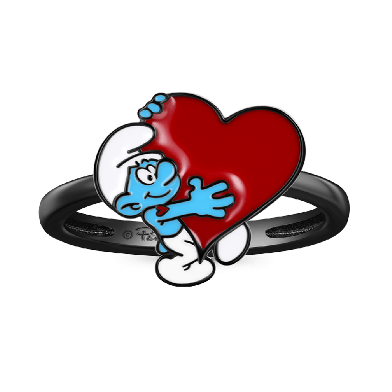 Smurfs Ring x Valentine Love Hefty Smurf