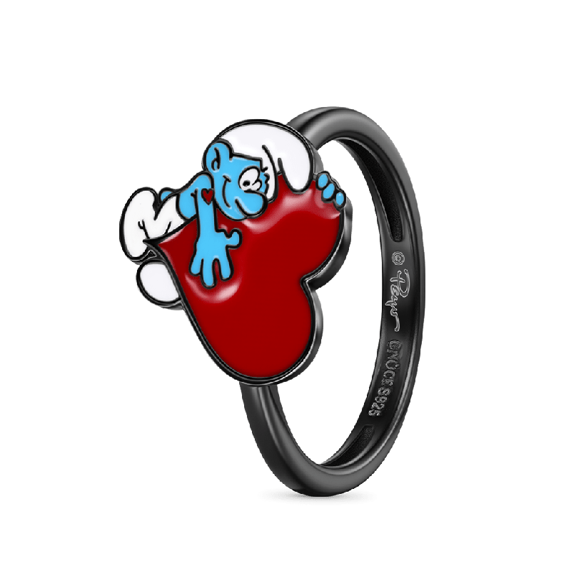 Smurfs Ring x Valentine Love Hefty Smurf