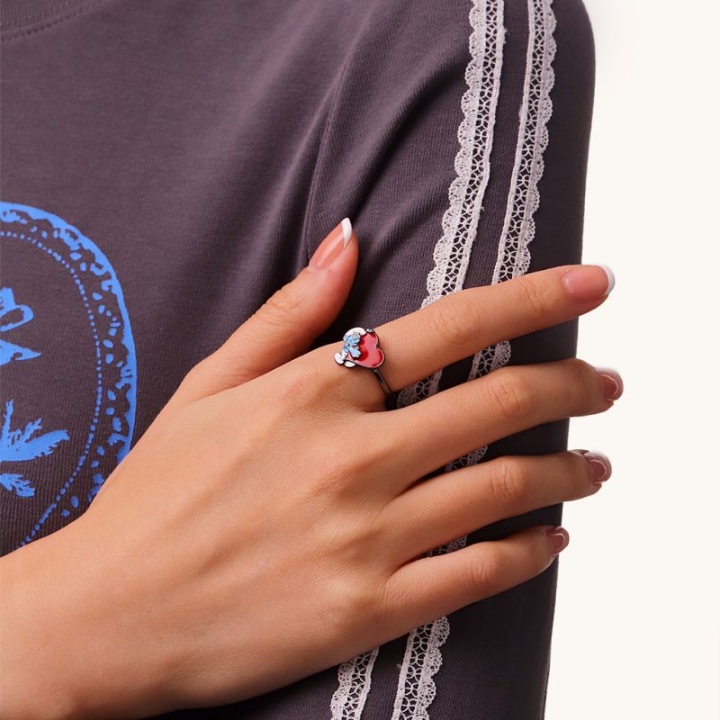 Smurfs Ring x Valentine Love Hefty Smurf