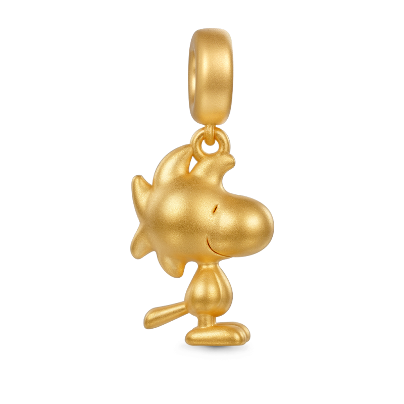 18k Gold Woodstock Pendant