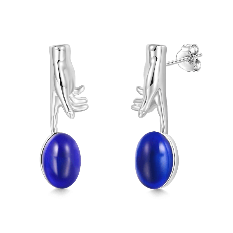Hand of God Mood Stud Earrings