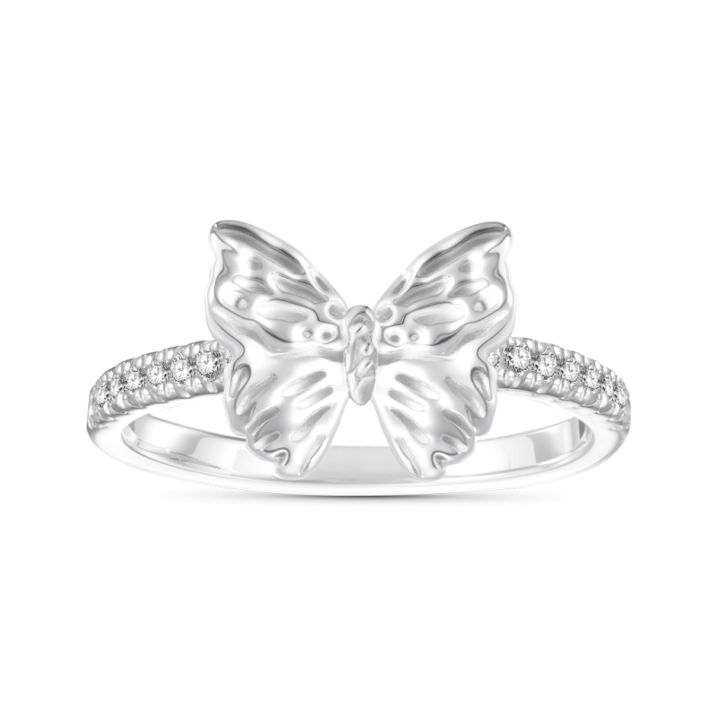 Butterfly Diamond Ring