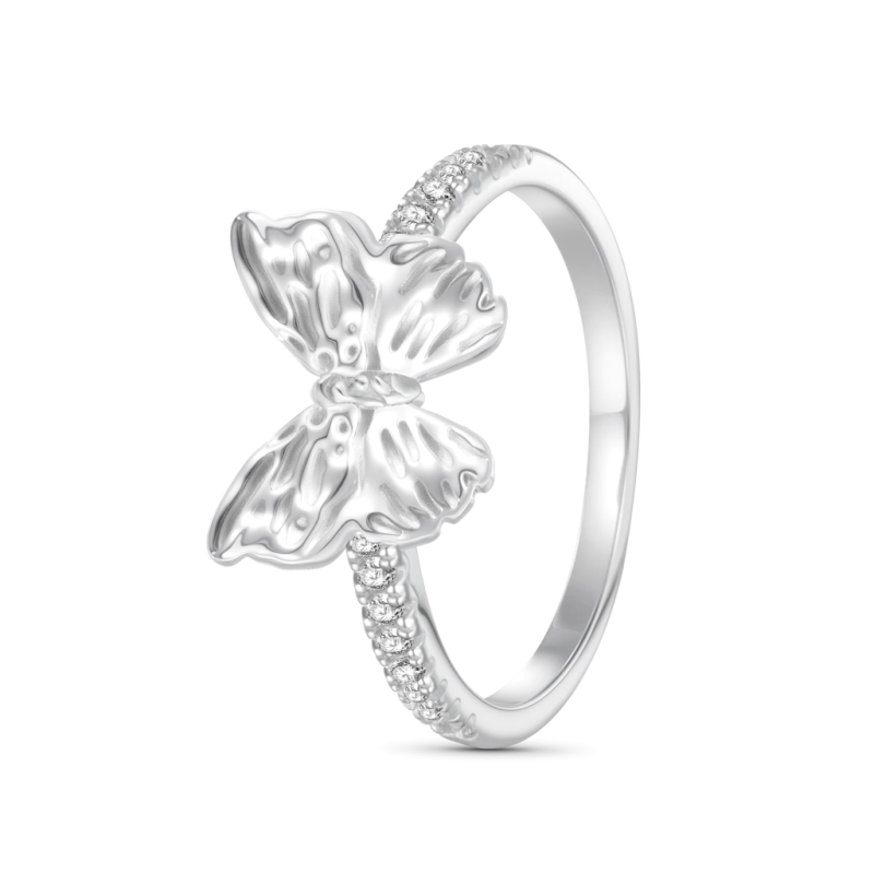 Butterfly Diamond Ring