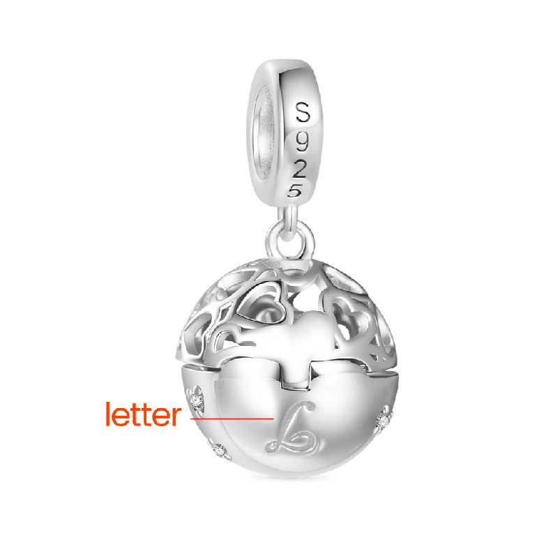 Surprise Ball with Birthstone Ring Pendant