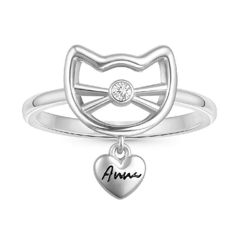 Personalized Cat Ring