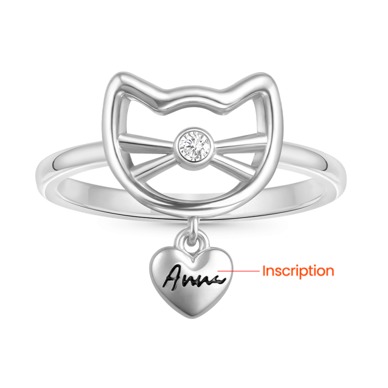 Personalized Cat Ring