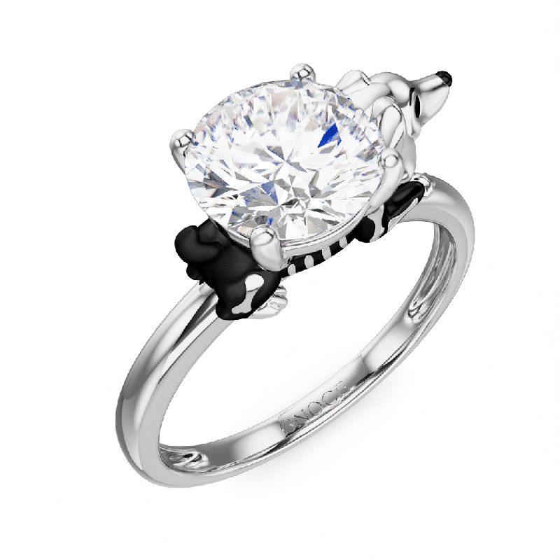 Skeleton Puppy Ring