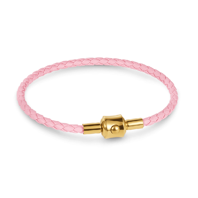Pink Snap Basic Bracelet