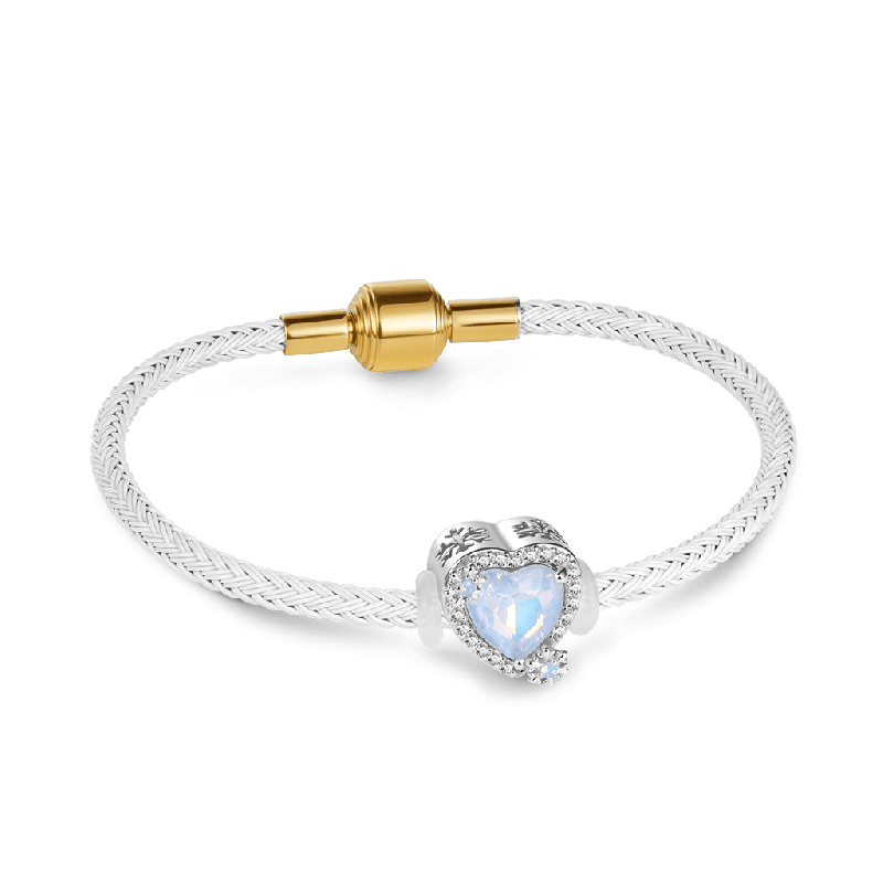 White Snap Basic Bracelet